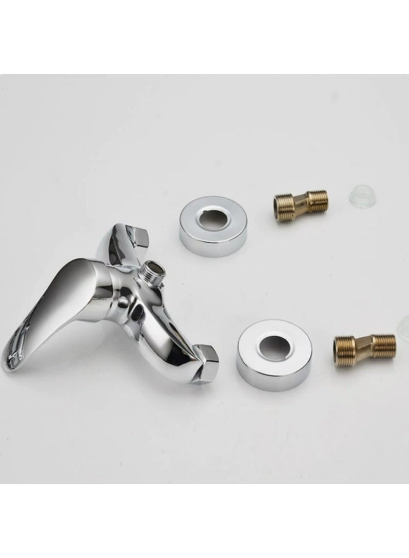 طقم خلاط شطاف بدون دش فضي - Image 5